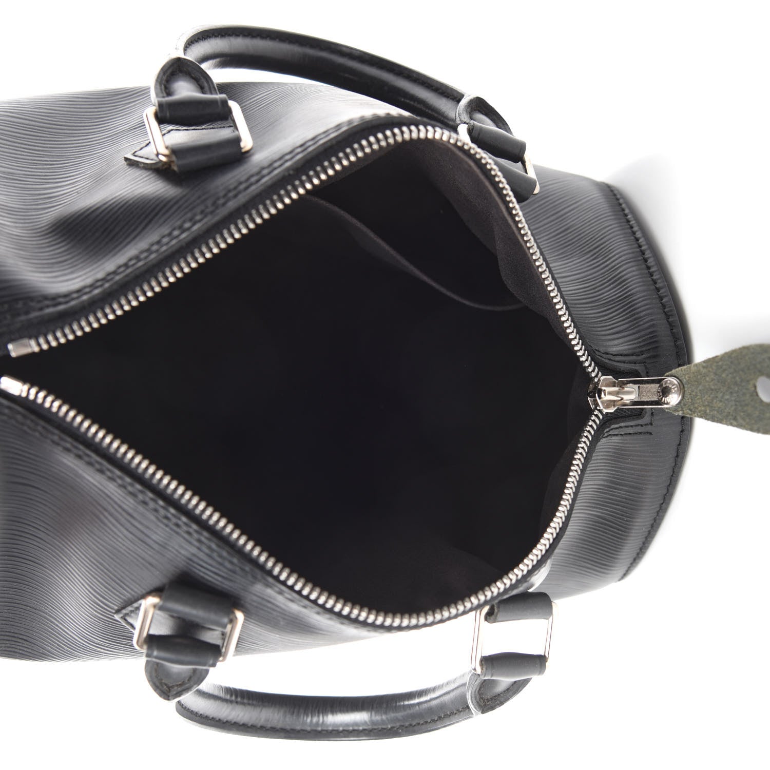 Louis Vuitton Epi Speedy 25 Black 5 of 10