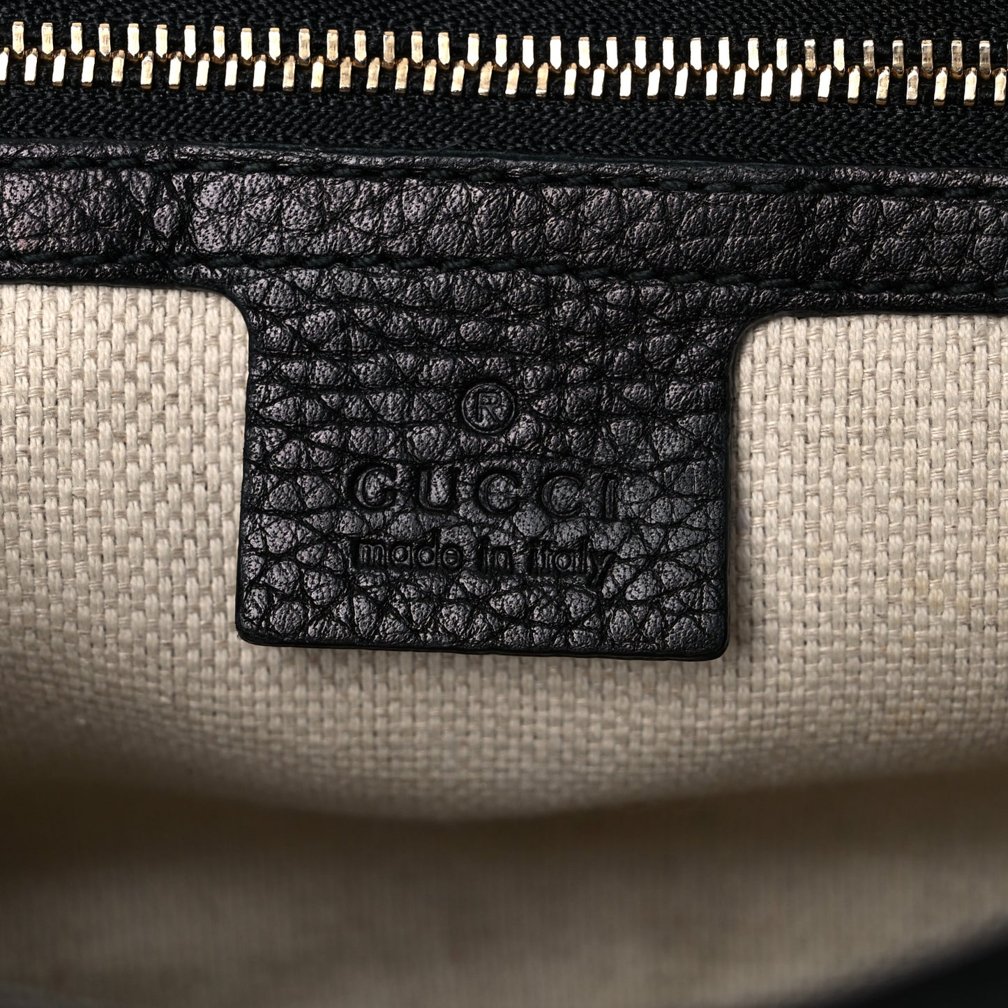 Pebbled Calfskin Medium Soho Flap Crossbody Black
