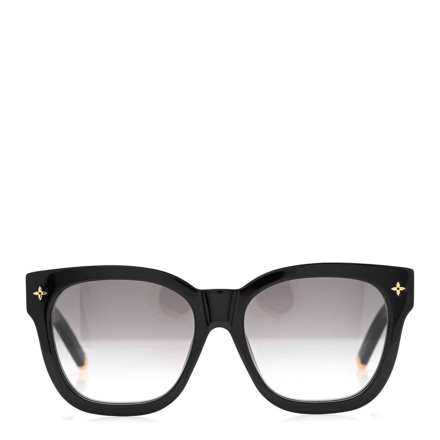 Acetate My Monogram Square Sunglasses Z1523E Black