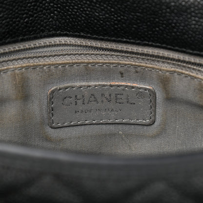 Chanel Caviar Quilted Medium French Riviera Flap Black 6 of 12