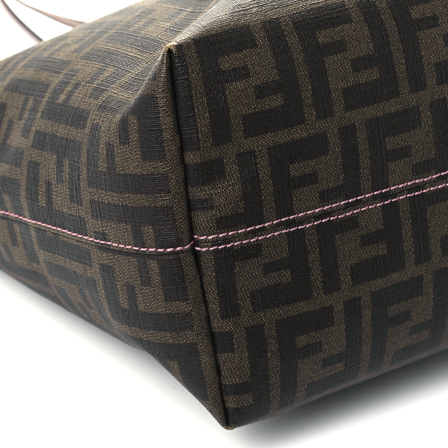 Zucca Spalmati Medium Roll Tote Tobacco Light Pink