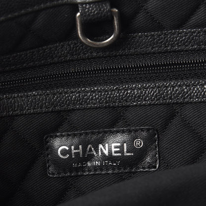Chanel Distressed Caviar Outdoor Ligne Tote Black 6 of 9