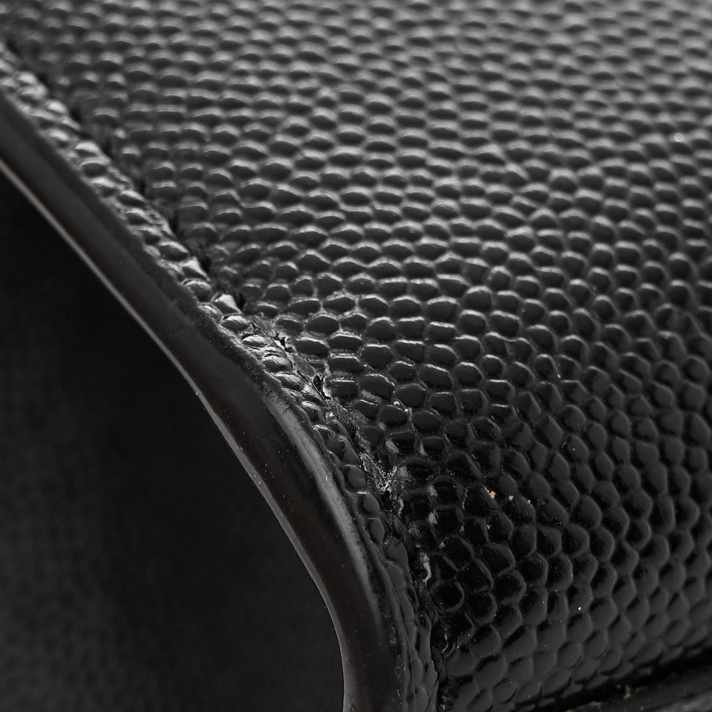 Grain De Poudre Medium Classic Monogram Kate Satchel Black