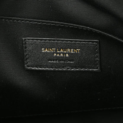 Saint Laurent Calfskin Matelasse Monogram Lou Camera Bag Dark Latte 5 of 9