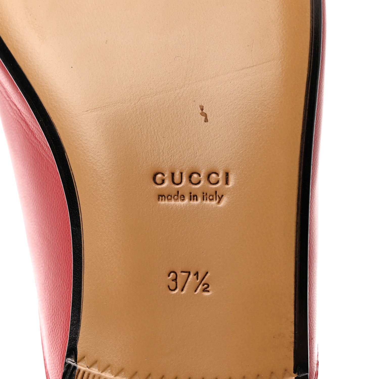 Gucci Malaga Kid Womens Princetown Slippers 37.5 Hibiscus Red 6 of 10