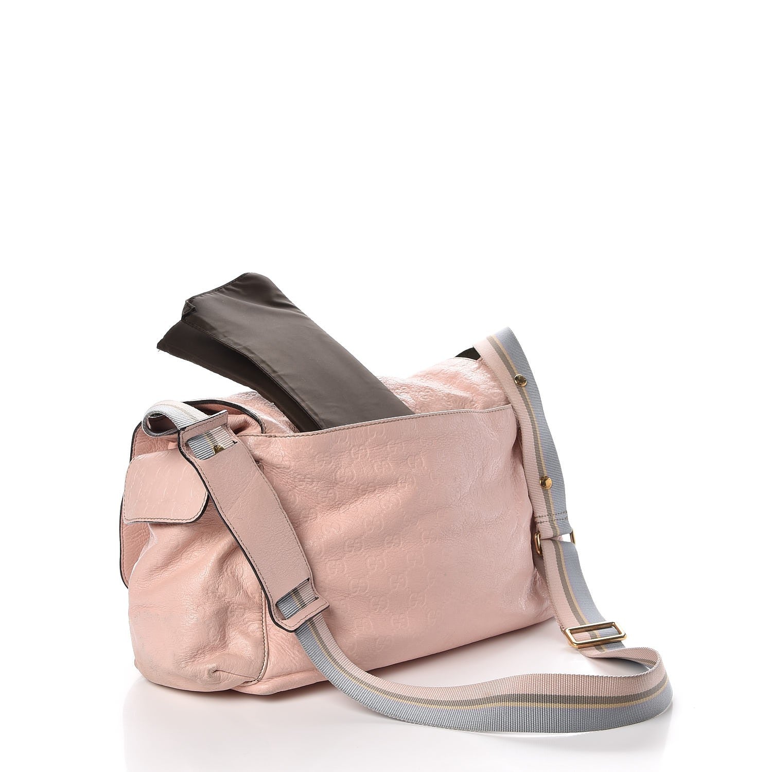 Gucci Guccissima Messenger Diaper Bag Pink 4 of 20