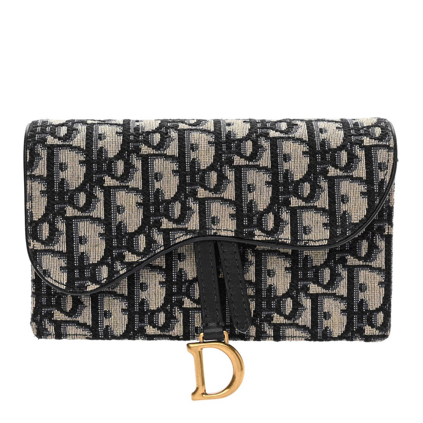 Oblique Saddle Belt Bag Blue