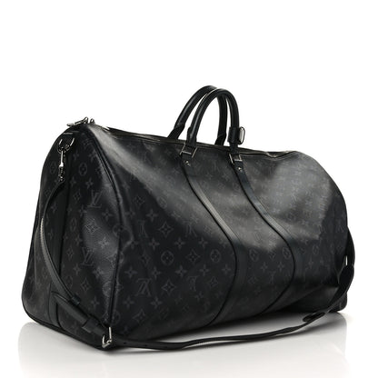 Louis Vuitton Monogram Eclipse Keepall Bandouliere 55 3 of 10