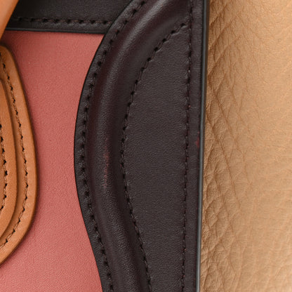 Celine Smooth Calfskin Bullhide Nano Tri-Color Luggage Terracotta 13 of 19
