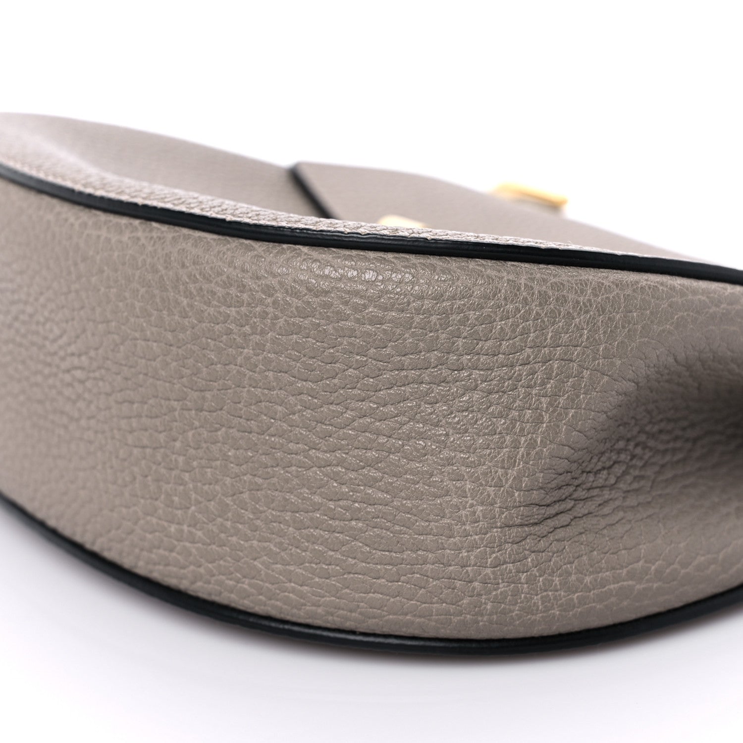Chloe Grained Lambskin Drew Shoulder Bag Motty Grey 8 of 9