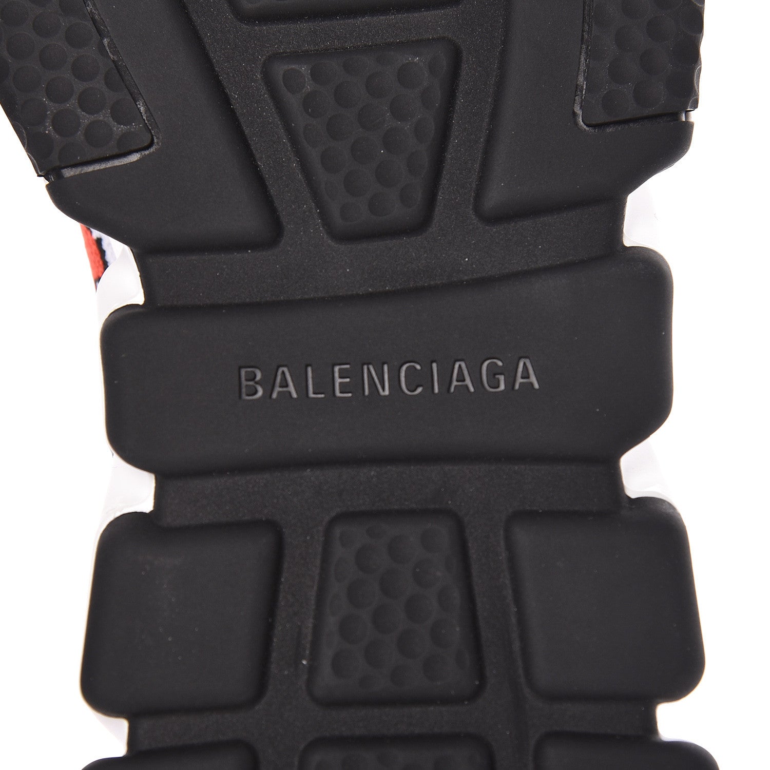 Balenciaga Neoprene Knit Bonjour Paris Womens Speed Sneakers 41 Black White Red 7 of 10