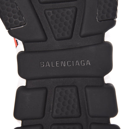 Balenciaga Neoprene Knit Bonjour Paris Womens Speed Sneakers 41 Black White Red 7 of 10