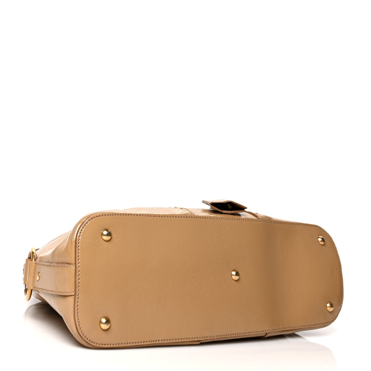 Saint Laurent Patent Oversized Muse Beige 4 of 11