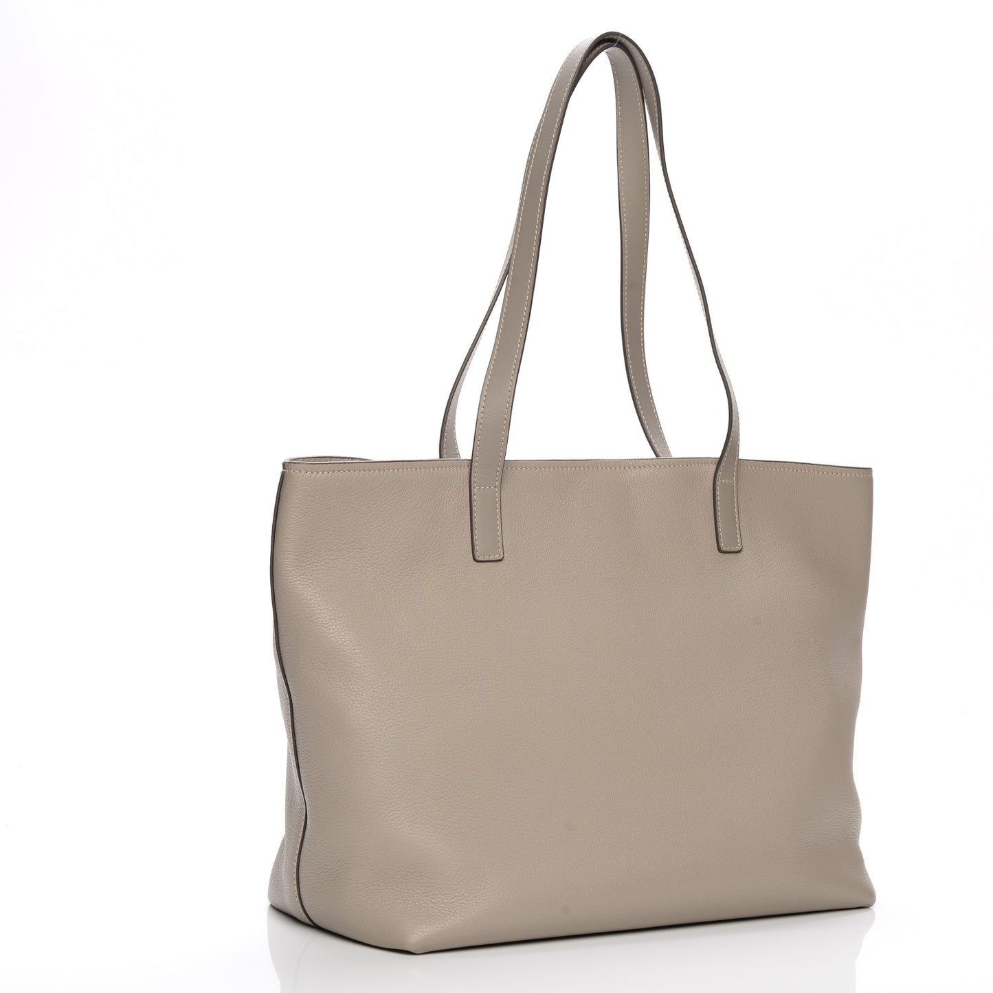 Vitello Daino Shopping Tote Pomice