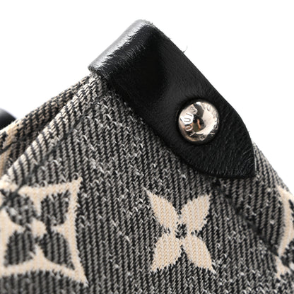 Louis Vuitton Monogram Jacquard Denim Onthego MM Black 12 of 13