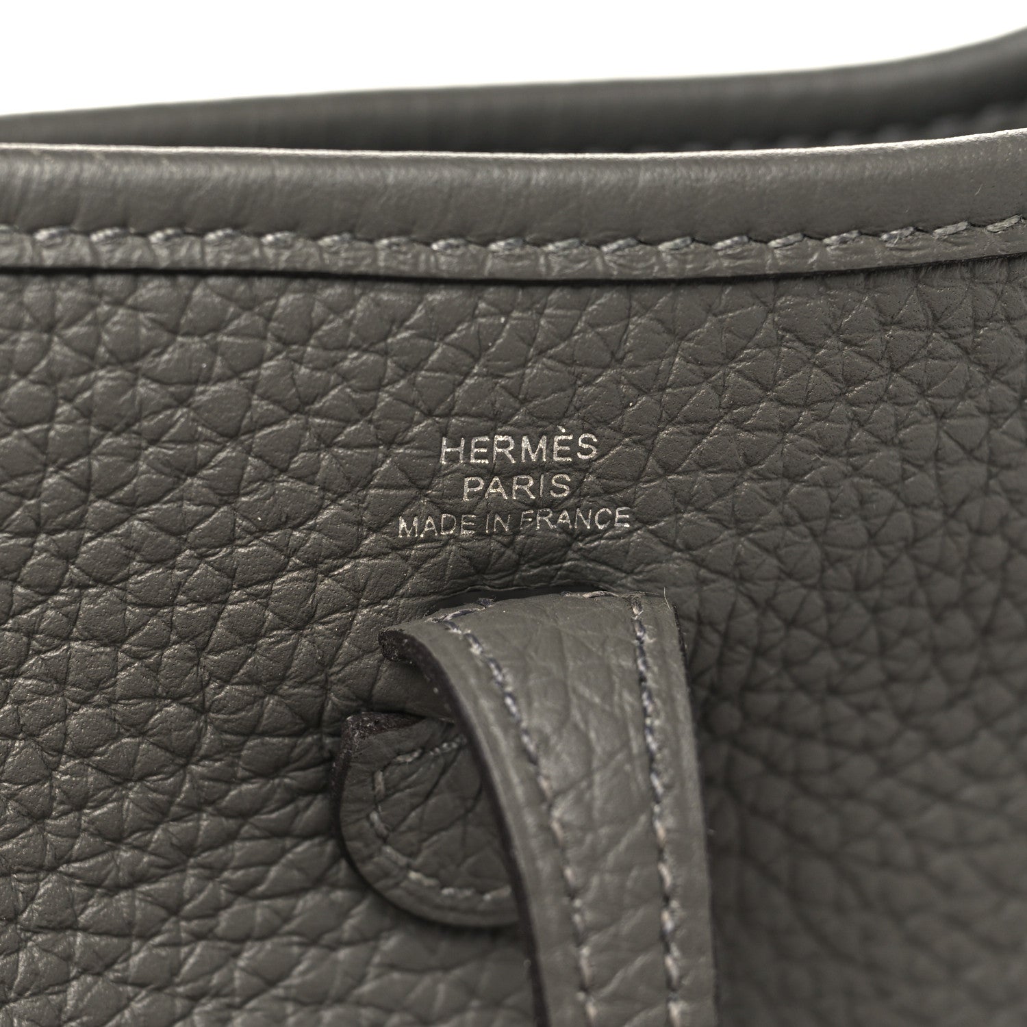 Hermes Taurillon Clemence Evelyne TPM Vert De Gris 6 of 10