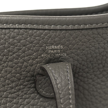 Hermes Taurillon Clemence Evelyne TPM Vert De Gris 6 of 10