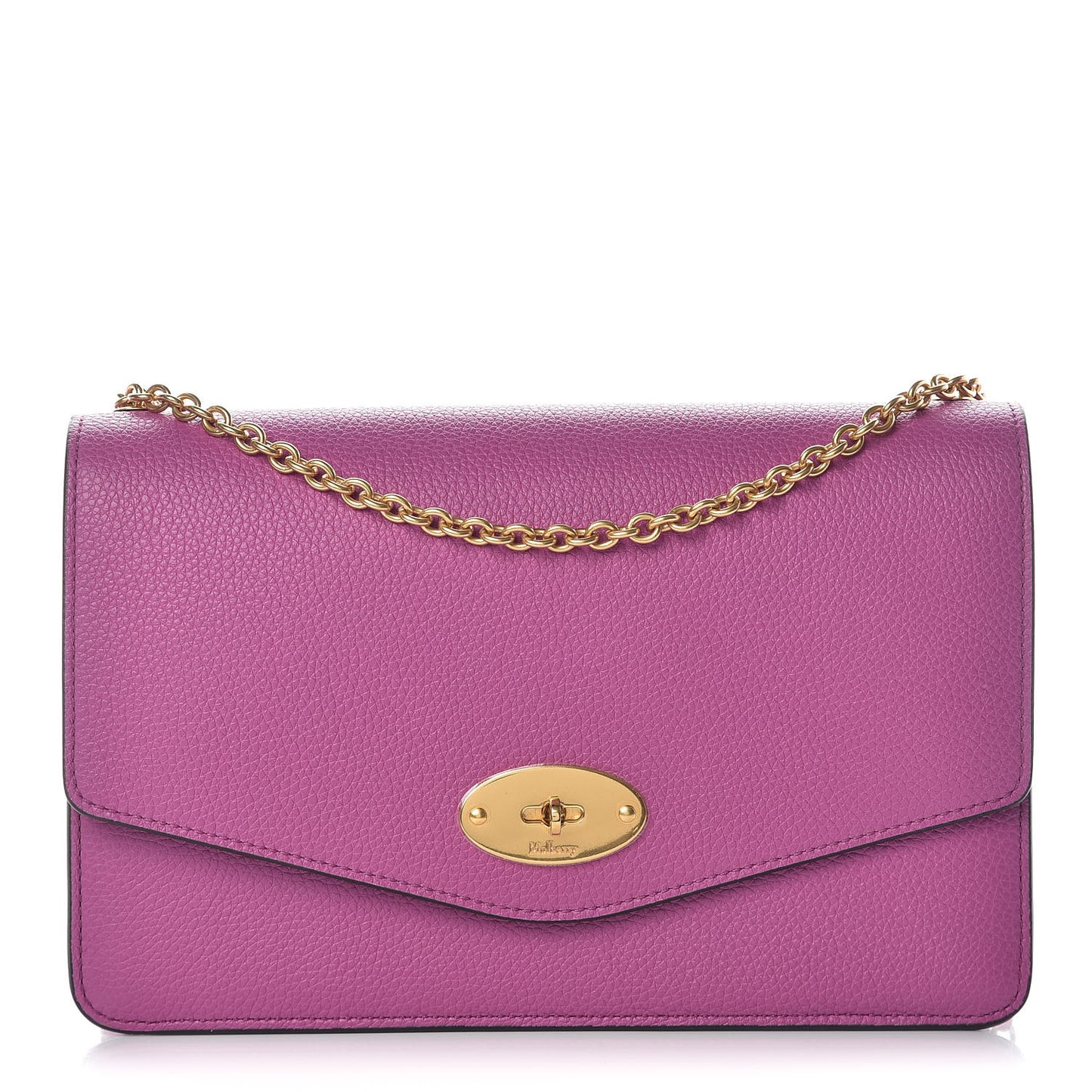 Small Classic Grain Calfskin Medium Darley Orchid
