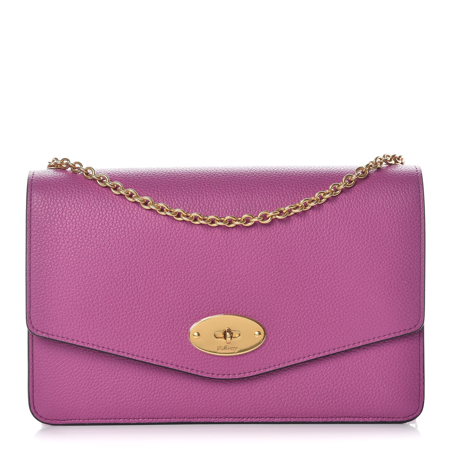 Mulberry Small Classic Grain Calfskin Medium Darley Orchid 1 of 10