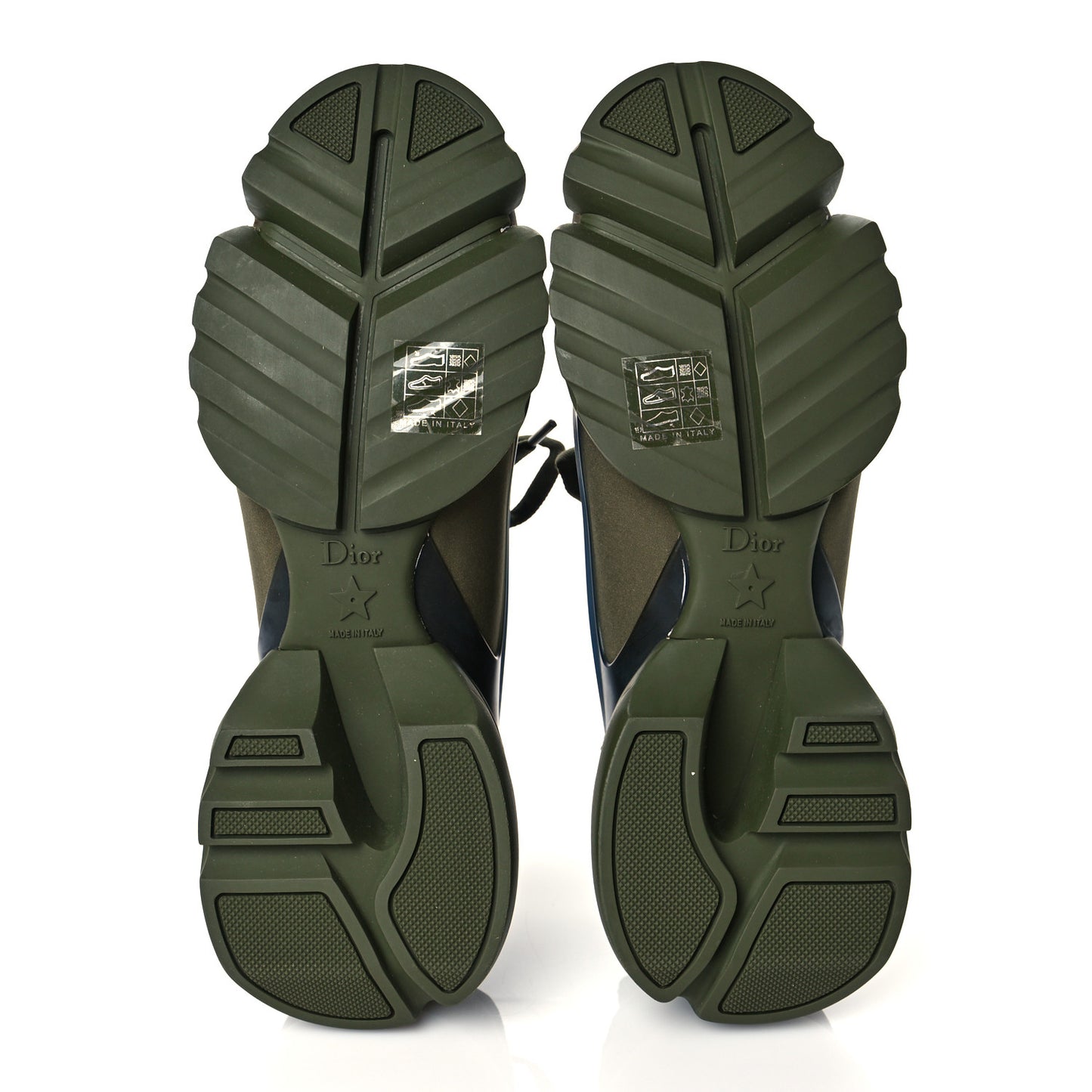 Neoprene Rubber Womens D-Connect Sneakers 38 Kaki