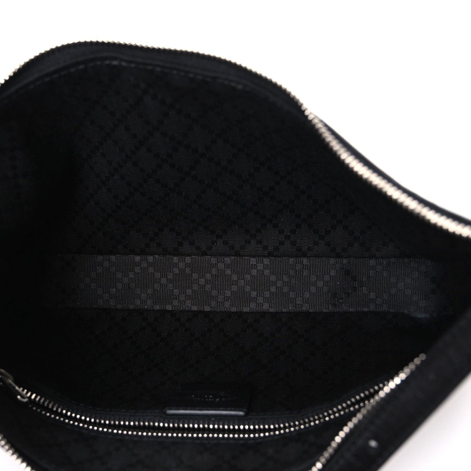 Gucci Calfskin Web Small Lunetta Crossbody Bag  Black 4 of 9