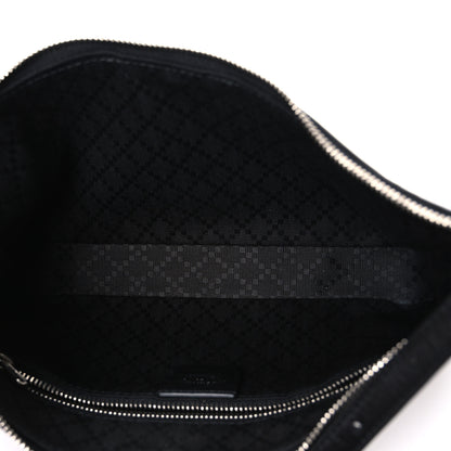 Gucci Calfskin Web Small Lunetta Crossbody Bag  Black 4 of 9