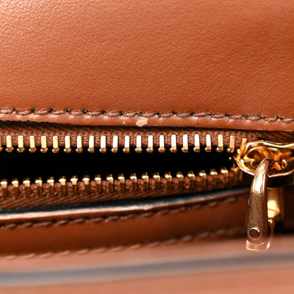 Miu Miu City Calf Lock Shoulder Bag Cognac 10 of 12