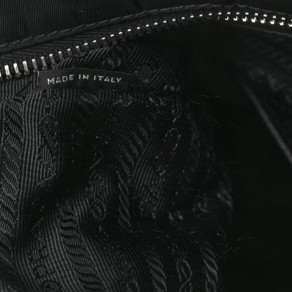 Prada Tessuto Nylon Saffiano Shopping Tote Black 7 of 11