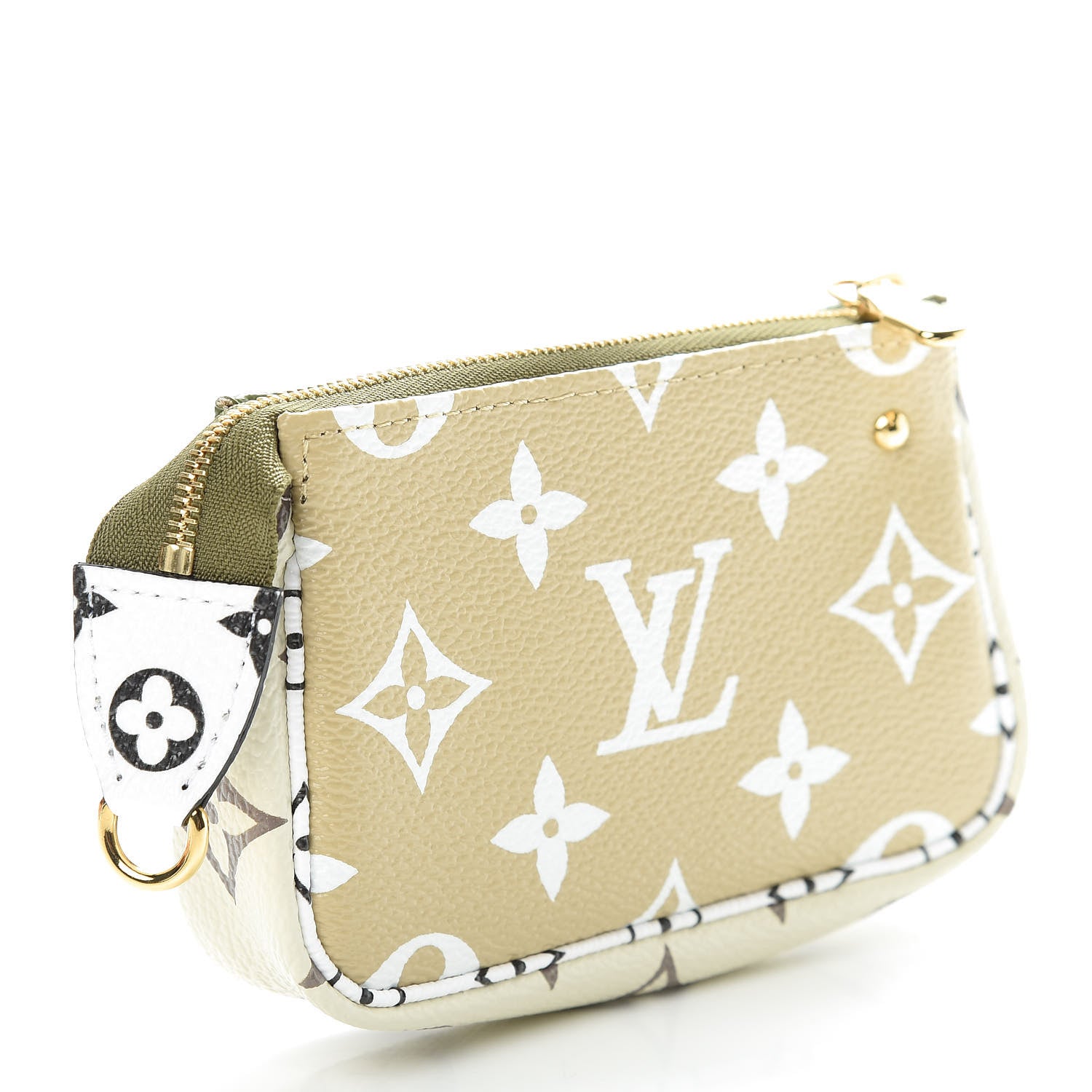 Louis Vuitton Monogram Giant Micro Pochette Accessories Kaki White 3 of 8