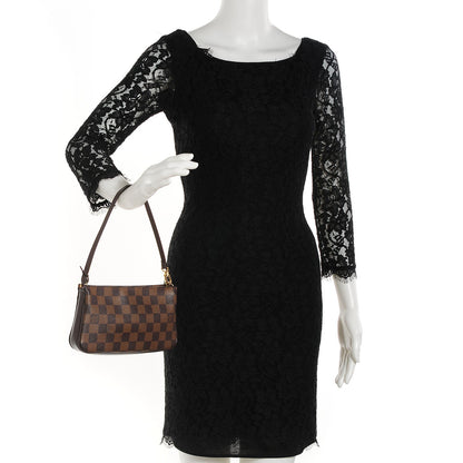 Louis Vuitton Damier Ebene Navona Pochette Accessories 2 of 8