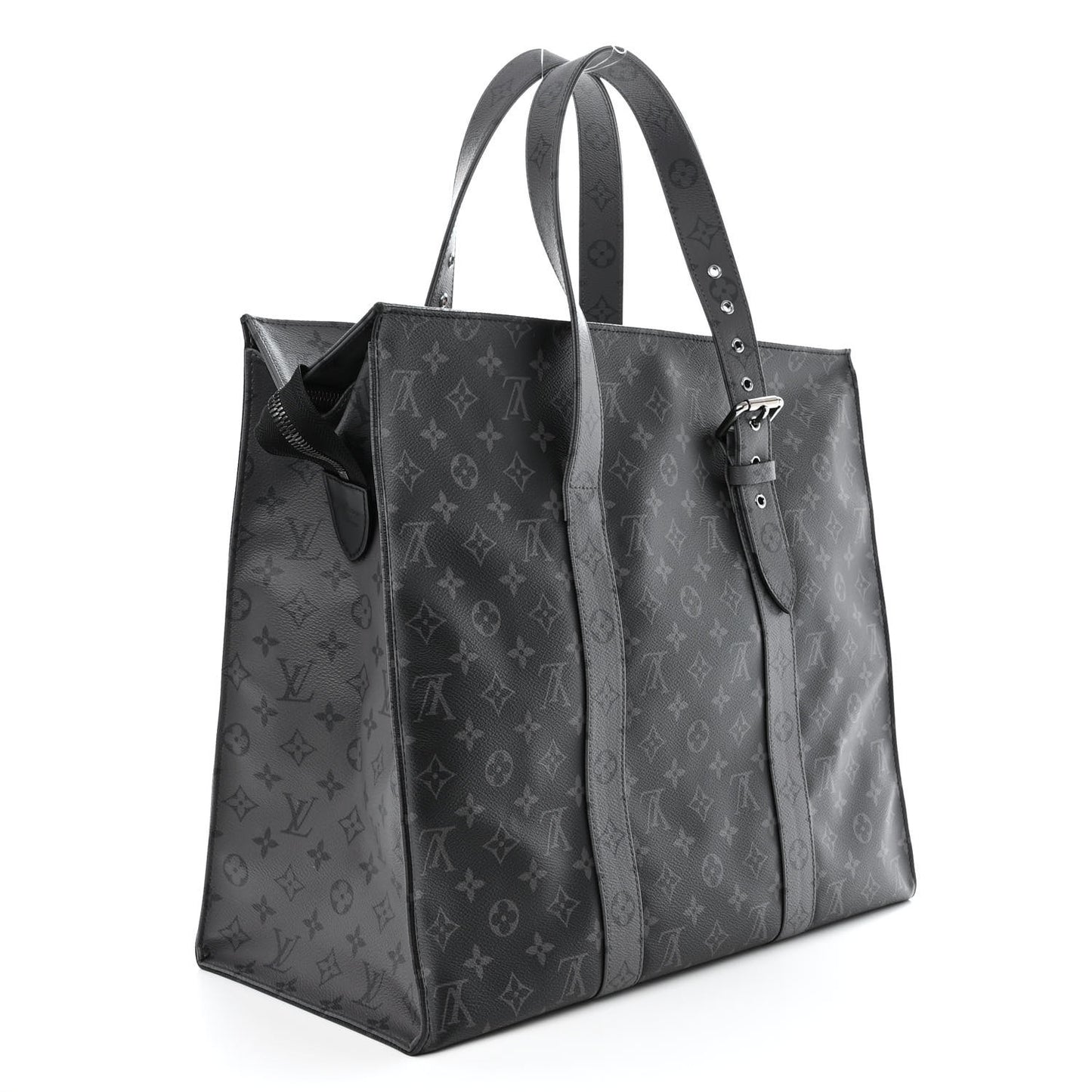 Louis Vuitton Monogram Eclipse Cabas Zippe GM Black 1346411