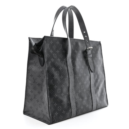 Louis Vuitton Monogram Eclipse Cabas Zippe GM Black 3 of 10