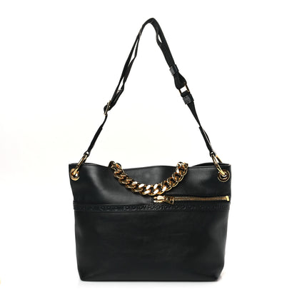 Tom Ford Calfskin Medium Avery Hobo Shoulder Bag Black 1 of 8