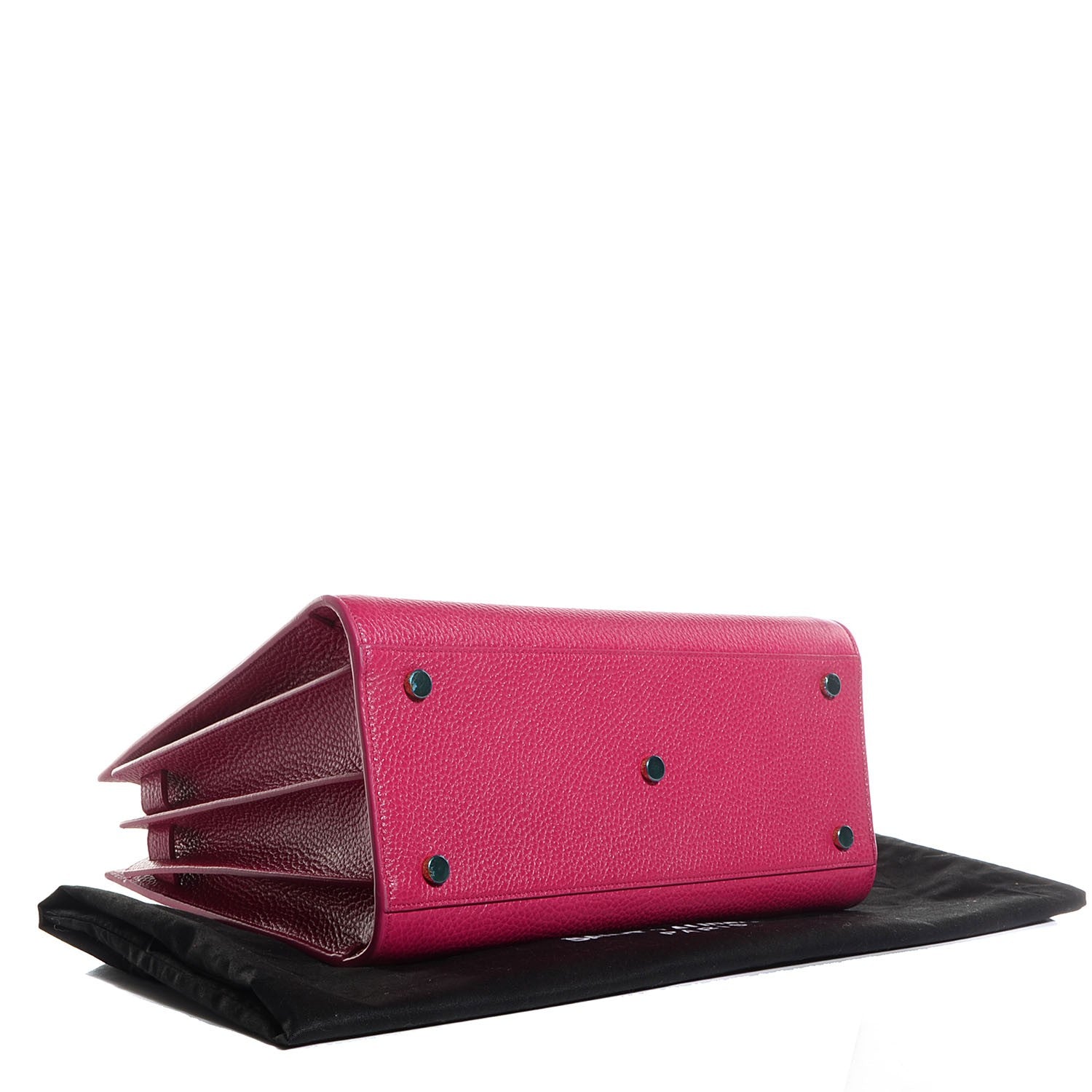 Saint Laurent Grained Calfskin Small Sac De Jour Lipstick Pink 4 of 7