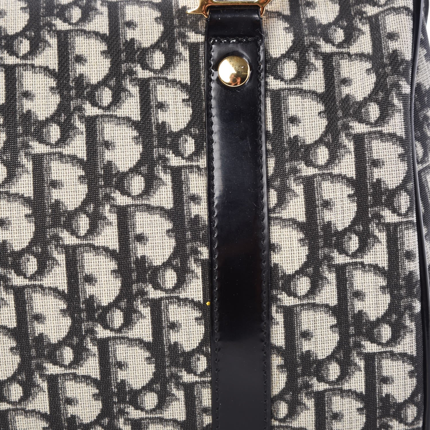 Christian Dior Monogram Boston Black 10 of 13