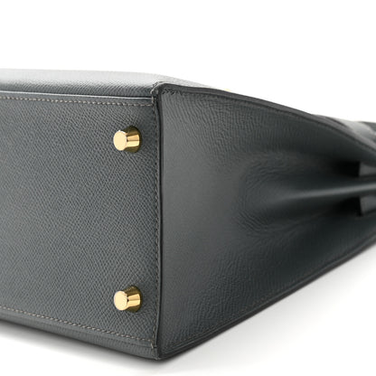 Hermes Epsom Kelly Sellier 28 Bleu Orage 10 of 12