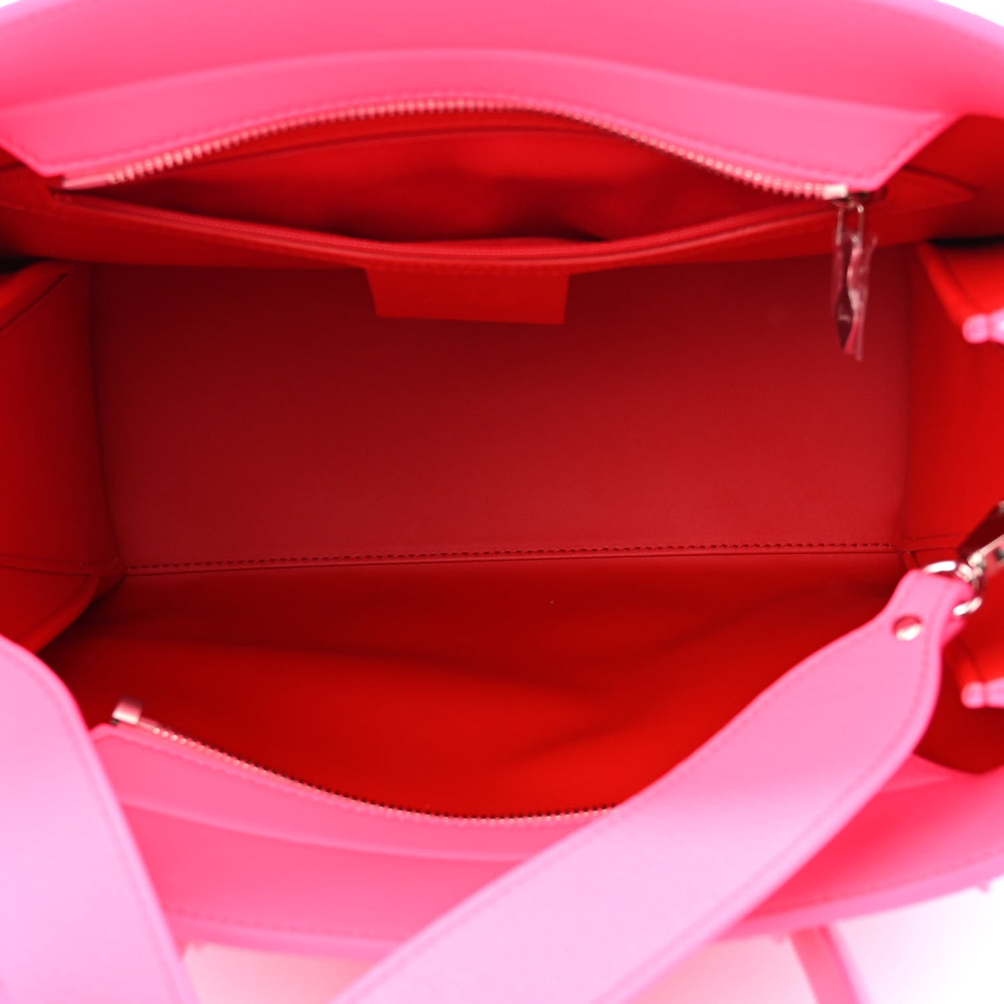 Calfskin Spikes Loubinthesky Medium Paloma Fuchsia