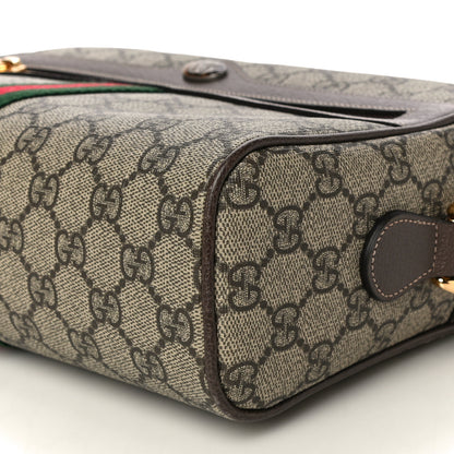 Gucci GG Supreme Monogram Web Small Ophidia Shoulder Bag Brown 11 of 11