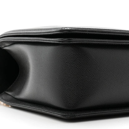 Chanel Caviar Quilted New Medium Boy Flap Black 9 of 11