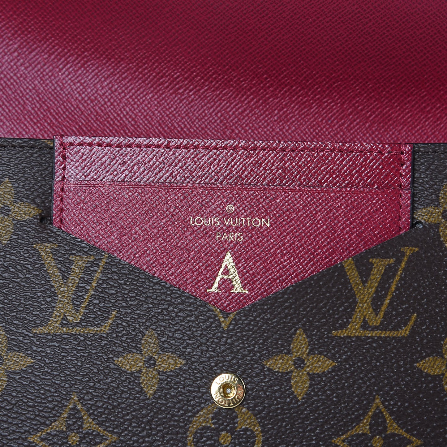 Monogram Jeanne Wallet Fuchsia