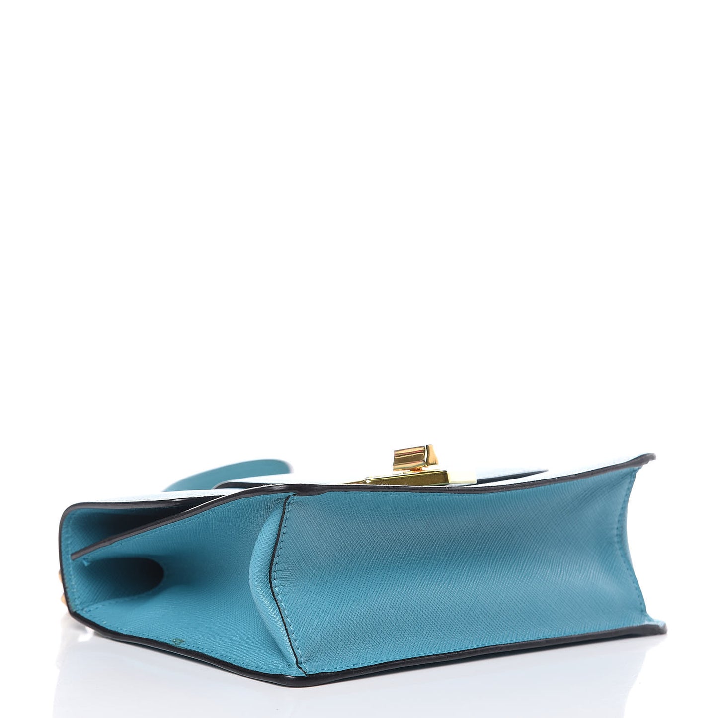 Saffiano Lock Crossbody Turchese