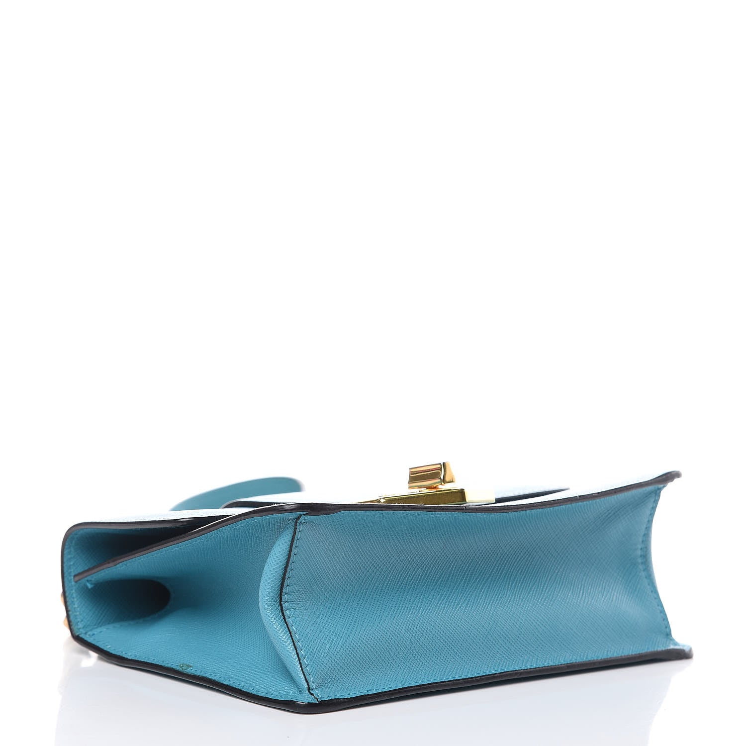 Prada Saffiano Lock Crossbody Turchese 4 of 12