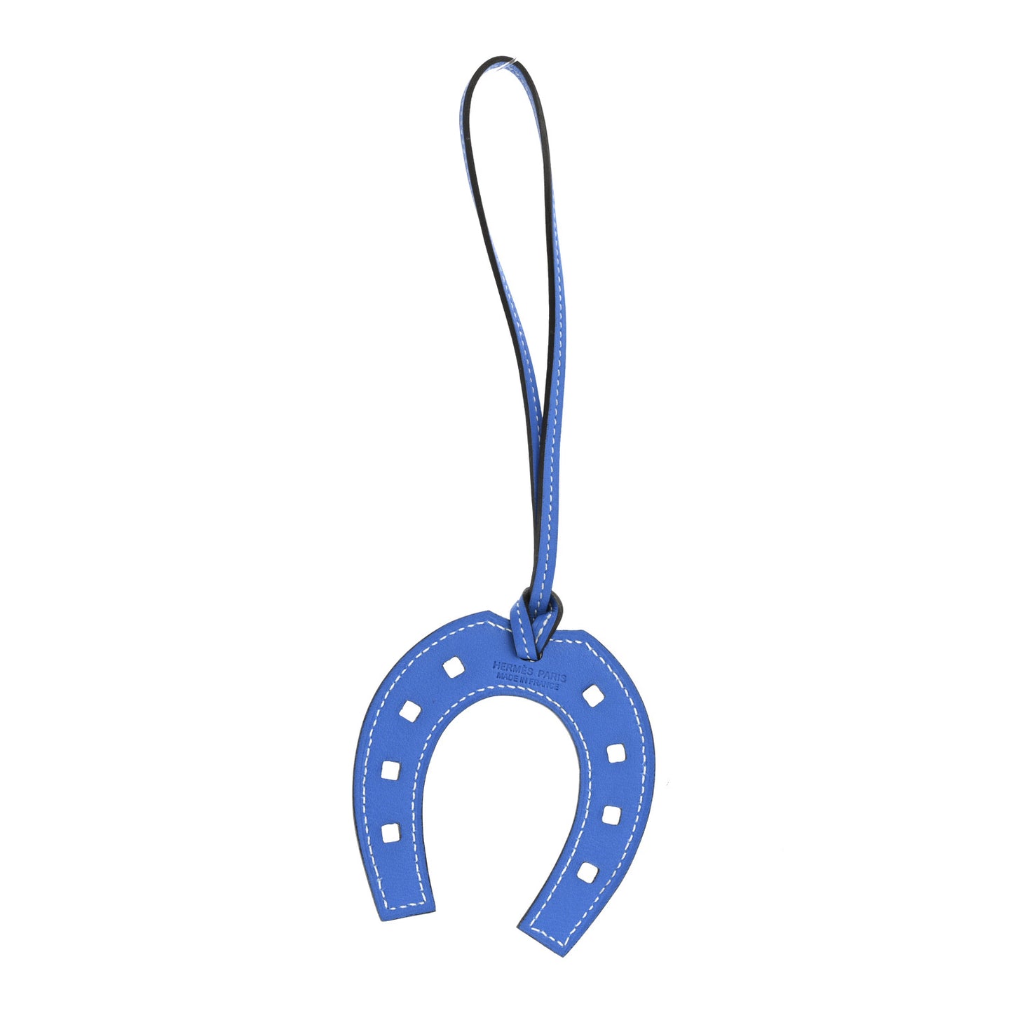 Swift Paddock Horseshoe Bag Charm Bleu Hydra