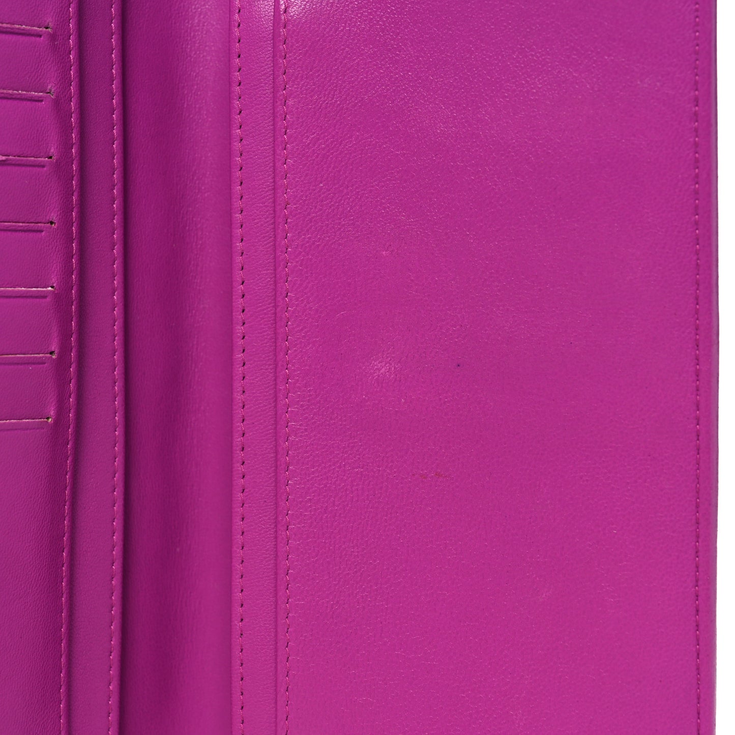 Lambskin Quilted Boy Yen Wallet Pink