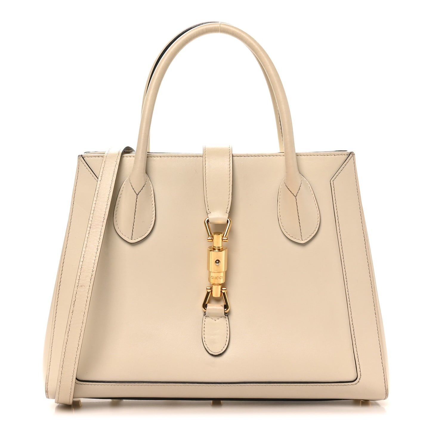 Boarded Plutone Calfskin Medium Jackie 1961 Tote Mystic White