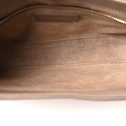 Saint Laurent Smooth Calfskin Le 5 A 7 Hobo Taupe 5 of 10