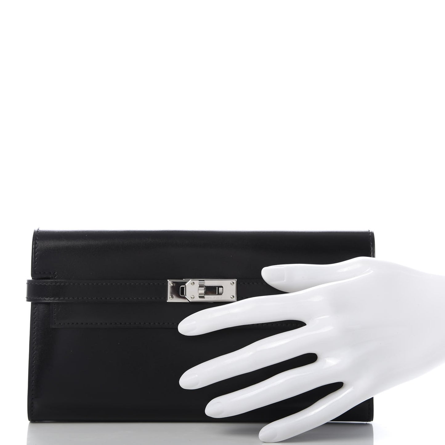 Box Kelly Longue Wallet Black