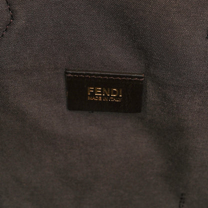 Fendi Zucca Vitello Artic Special Shopping Tote Tobacco Castagna 6 of 13