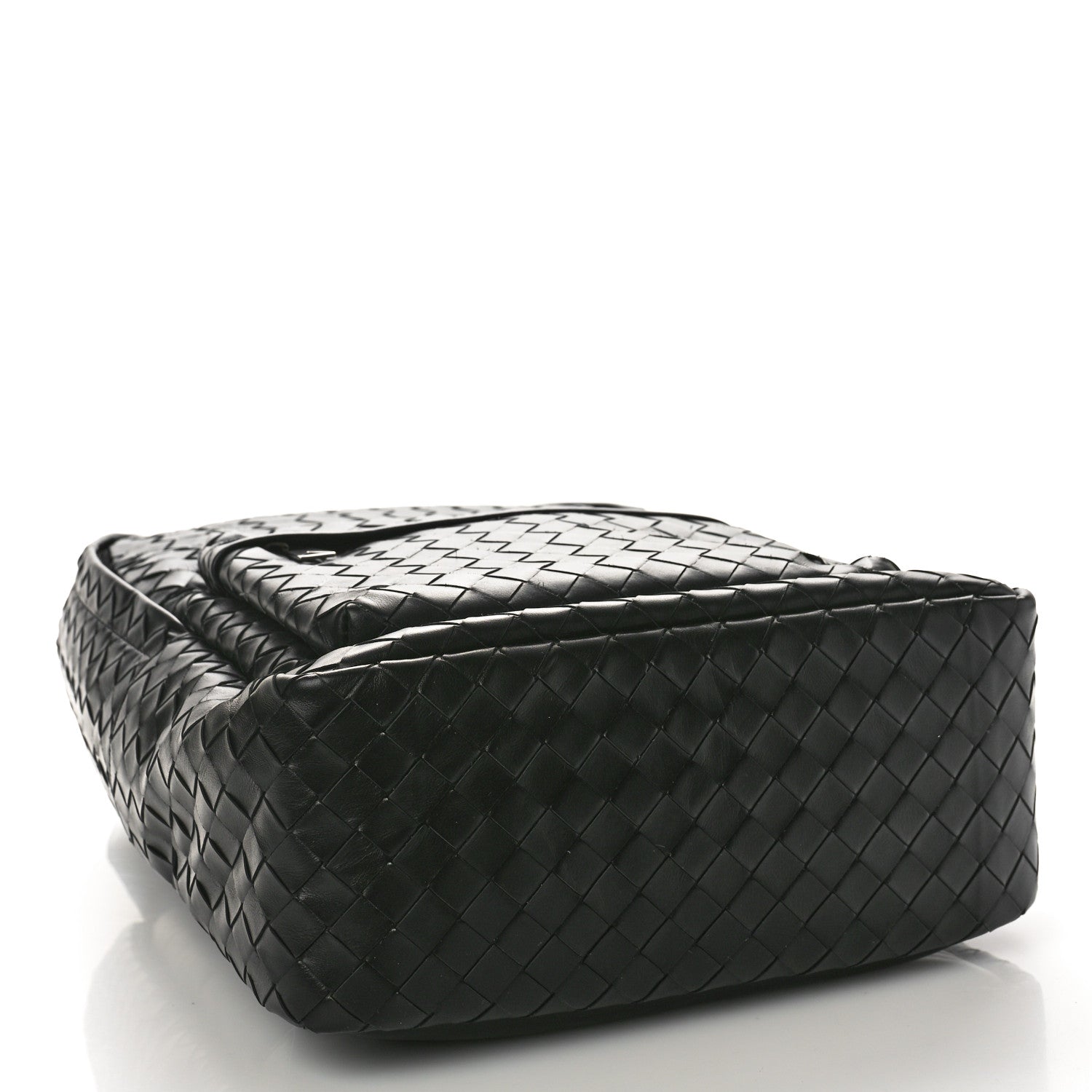 Bottega Veneta Nappa Intrecciato Avenue Backpack Black 4 of 8
