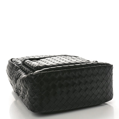 Bottega Veneta Nappa Intrecciato Avenue Backpack Black 4 of 8